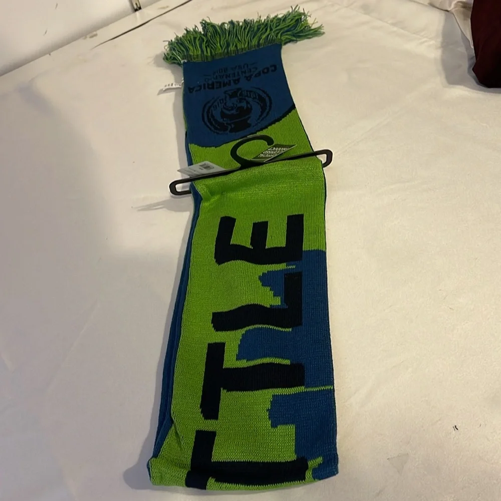 Seattle Forever Copa America Centenario Scarf USA 2016  collectibles Green blue